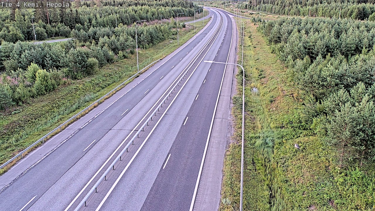 Kelikamerat Kuva Tie 4 Kemi, Hepola, Kemi, Lappi