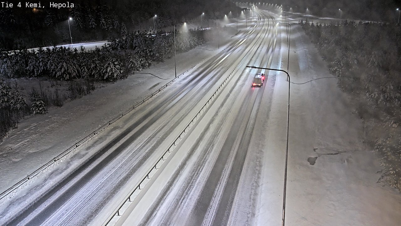 Weather Camera Image Väg 4 Kemi, Hepola, Kemi, Lappi