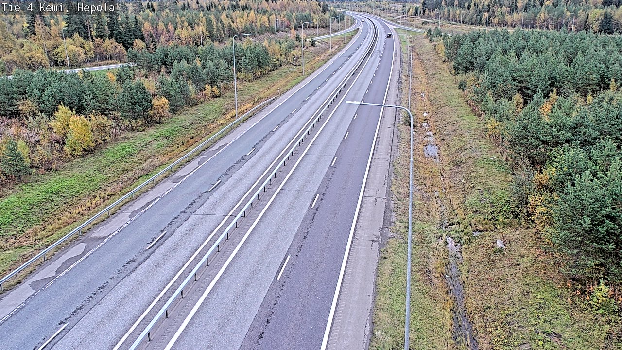 Kelikamerat Kuva Tie 4 Kemi, Hepola, Kemi, Lappi
