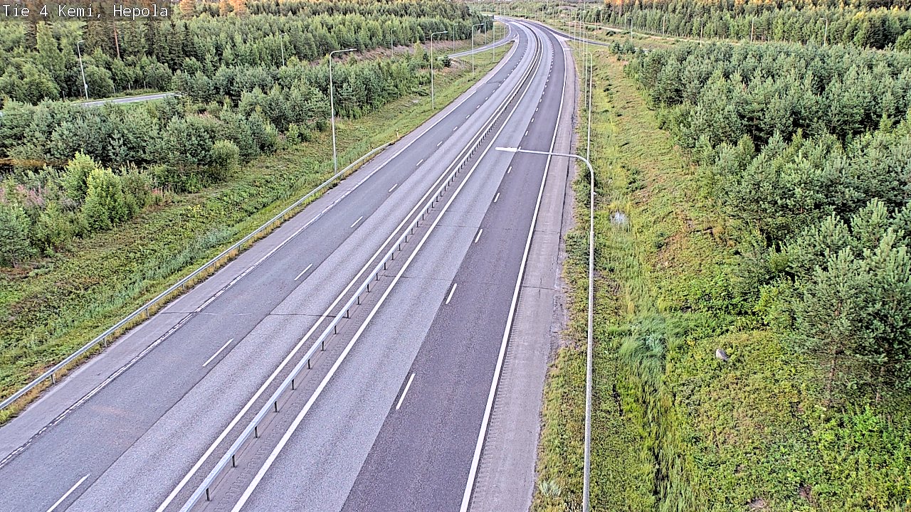 Weather Camera Image Road 4 Kemi, Hepola, Kemi, Lappi