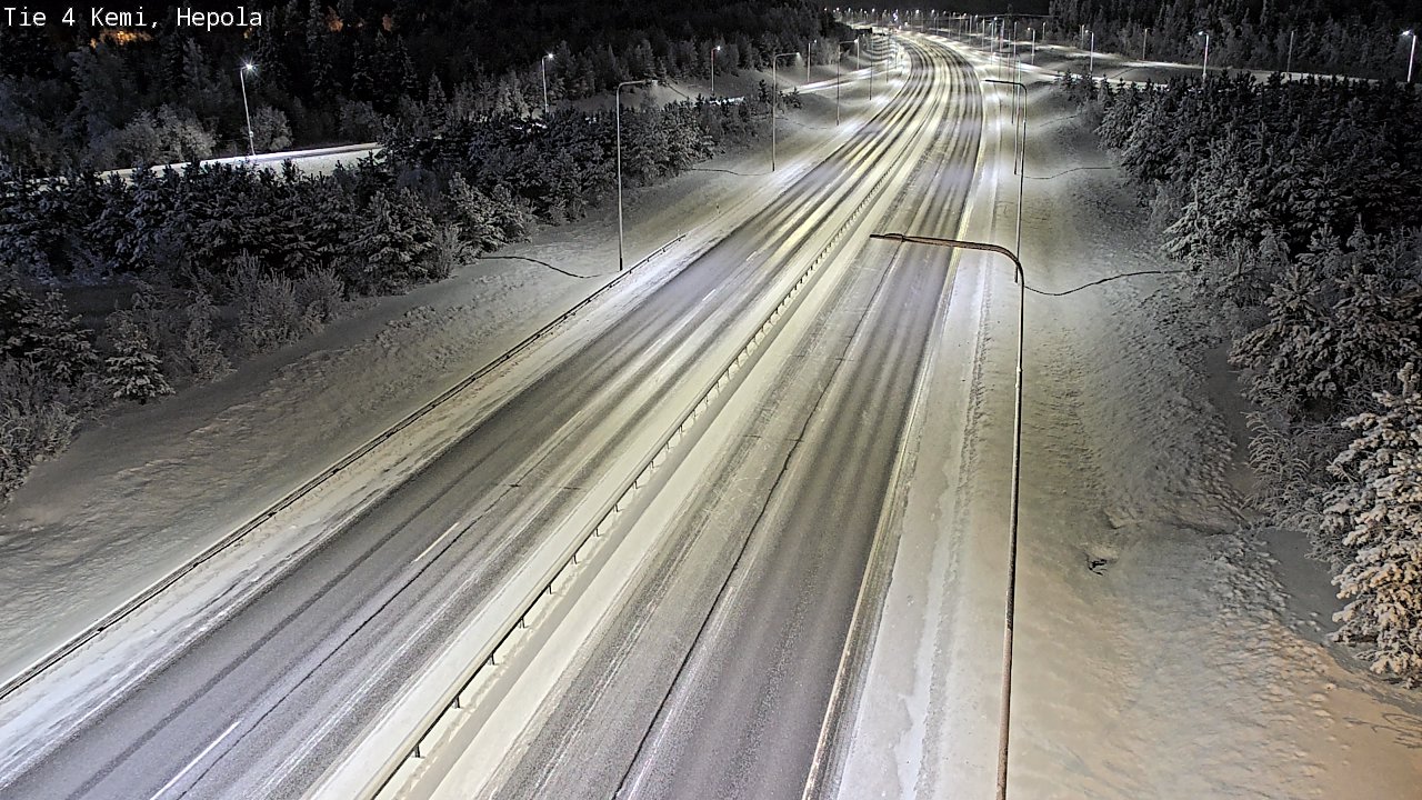 Kelikamerat Kuva Tie 4 Kemi, Hepola, Kemi, Lappi