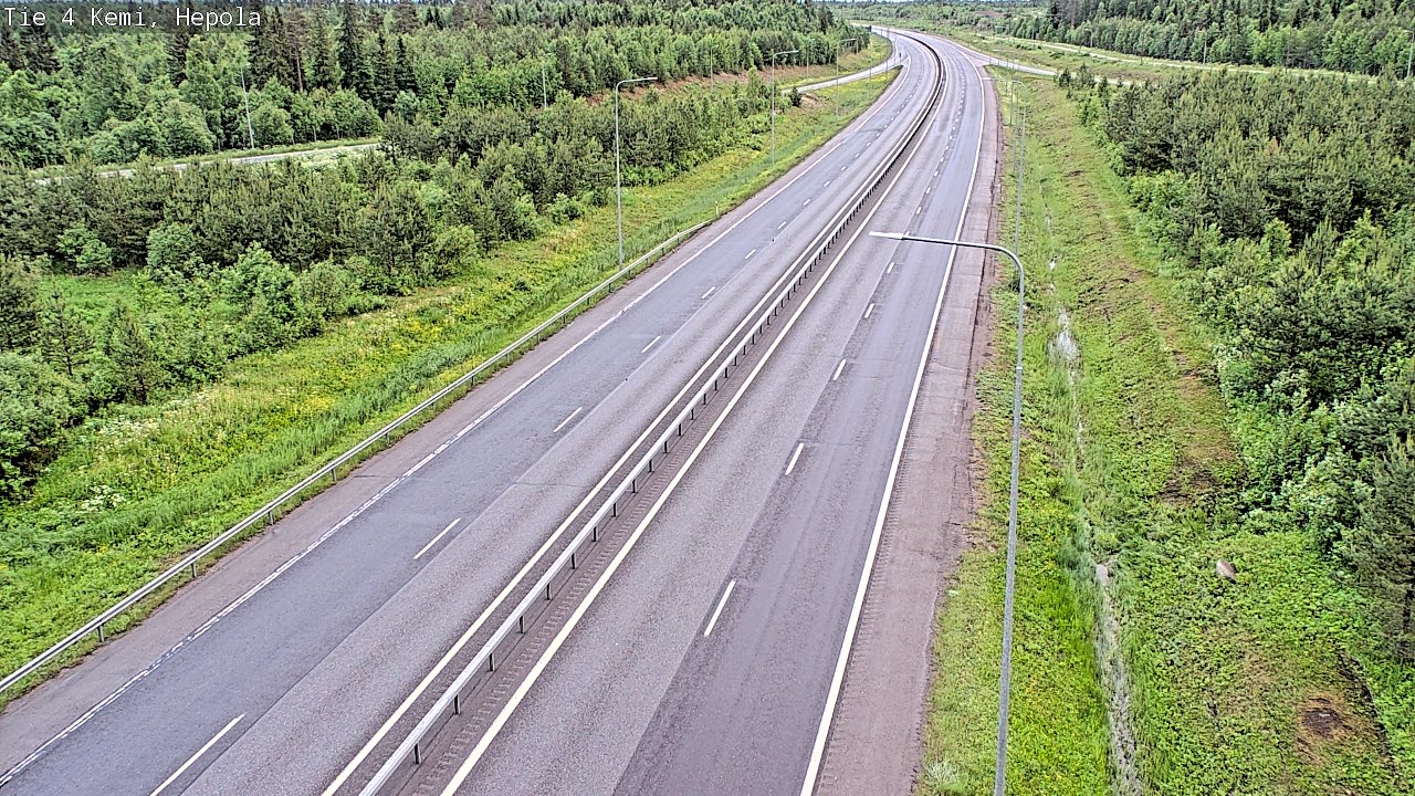 Kelikamerat Kuva Tie 4 Kemi, Hepola, Kemi, Lappi