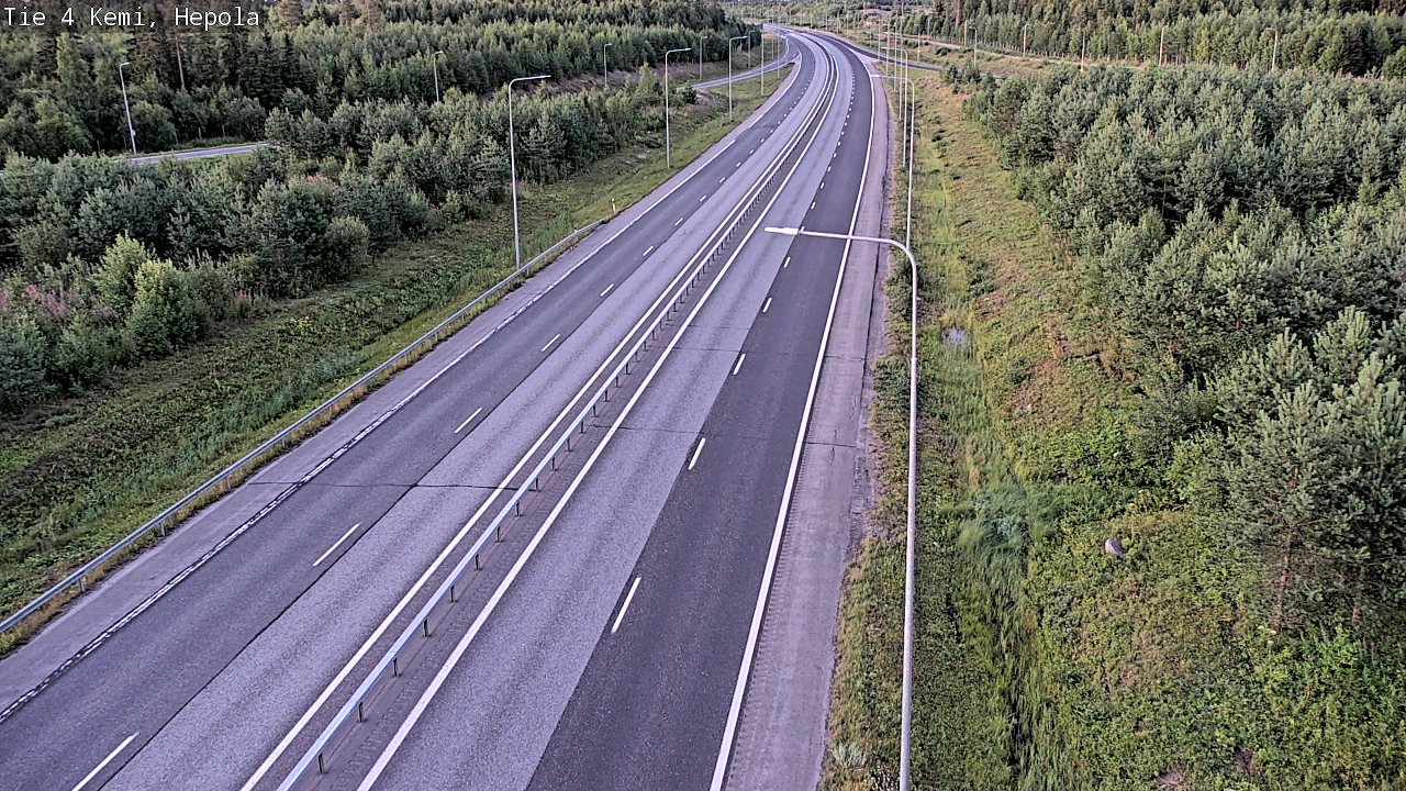Kelikamerat Kuva Tie 4 Kemi, Hepola, Kemi, Lappi