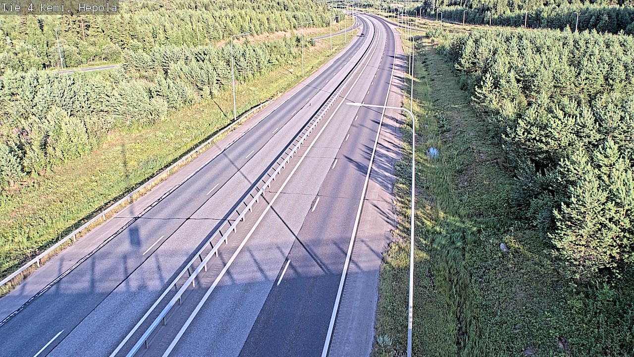 Kelikamerat Kuva Tie 4 Kemi, Hepola, Kemi, Lappi