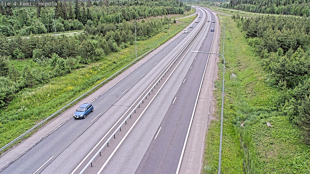 Kelikamerat Kuva Tie 4 Kemi, Hepola, Kemi, Lappi