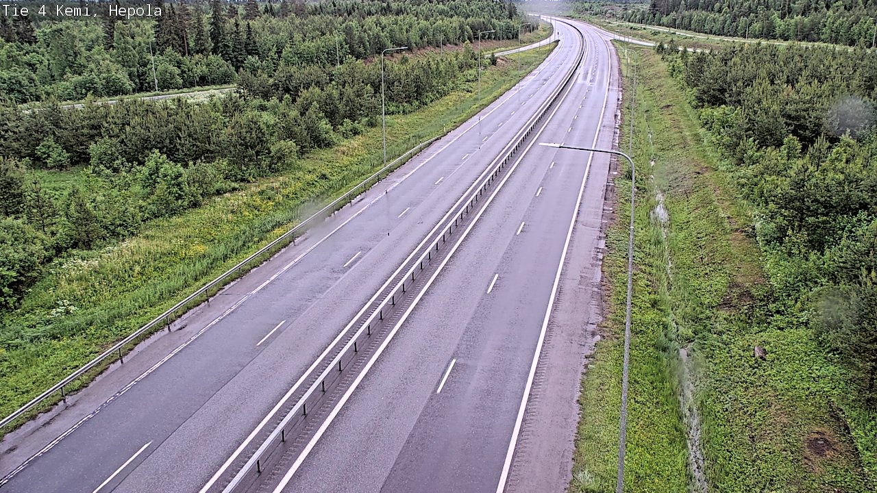 Kelikamerat Kuva Tie 4 Kemi, Hepola, Kemi, Lappi