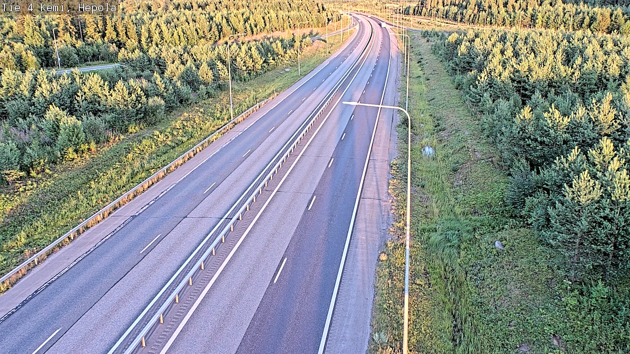 Kelikamerat Kuva Tie 4 Kemi, Hepola, Kemi, Lappi