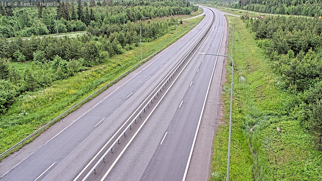 Kelikamerat Kuva Tie 4 Kemi, Hepola, Kemi, Lappi