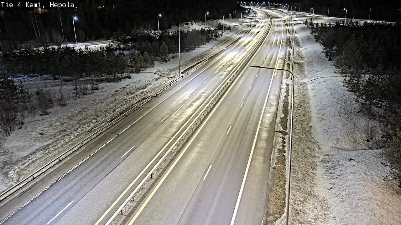 Kelikamerat Kuva Tie 4 Kemi, Hepola, Kemi, Lappi