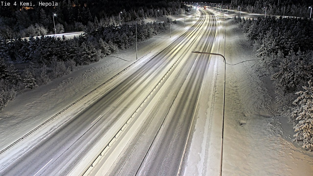 Kelikamerat Kuva Tie 4 Kemi, Hepola, Kemi, Lappi