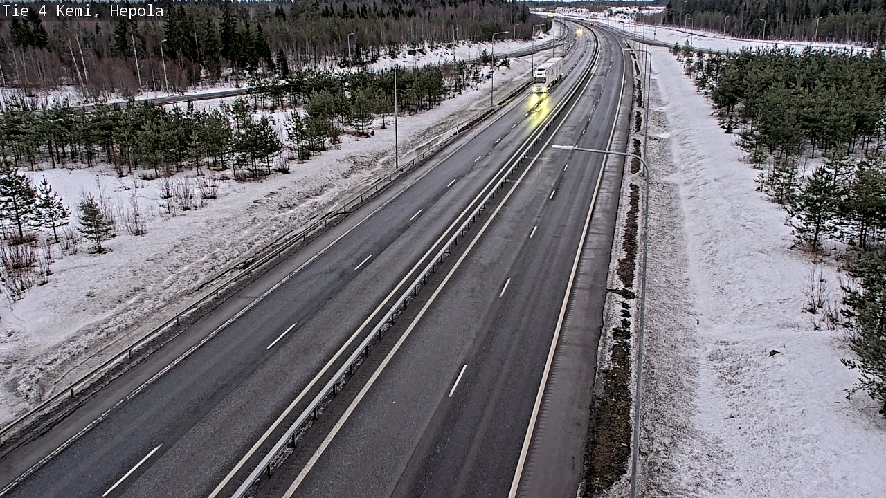 Kelikamerat Kuva Tie 4 Kemi, Hepola, Kemi, Lappi