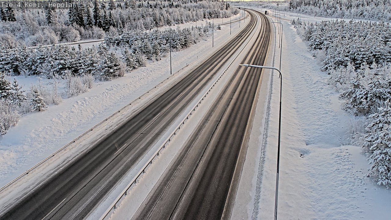 Weather Camera Image Road 4 Kemi, Hepola, Kemi, Lappi