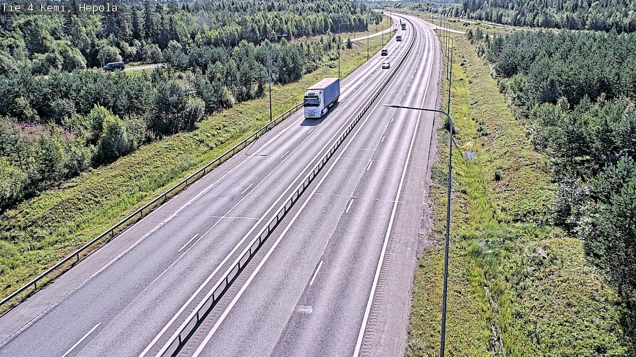 Kelikamerat Kuva Tie 4 Kemi, Hepola, Kemi, Lappi