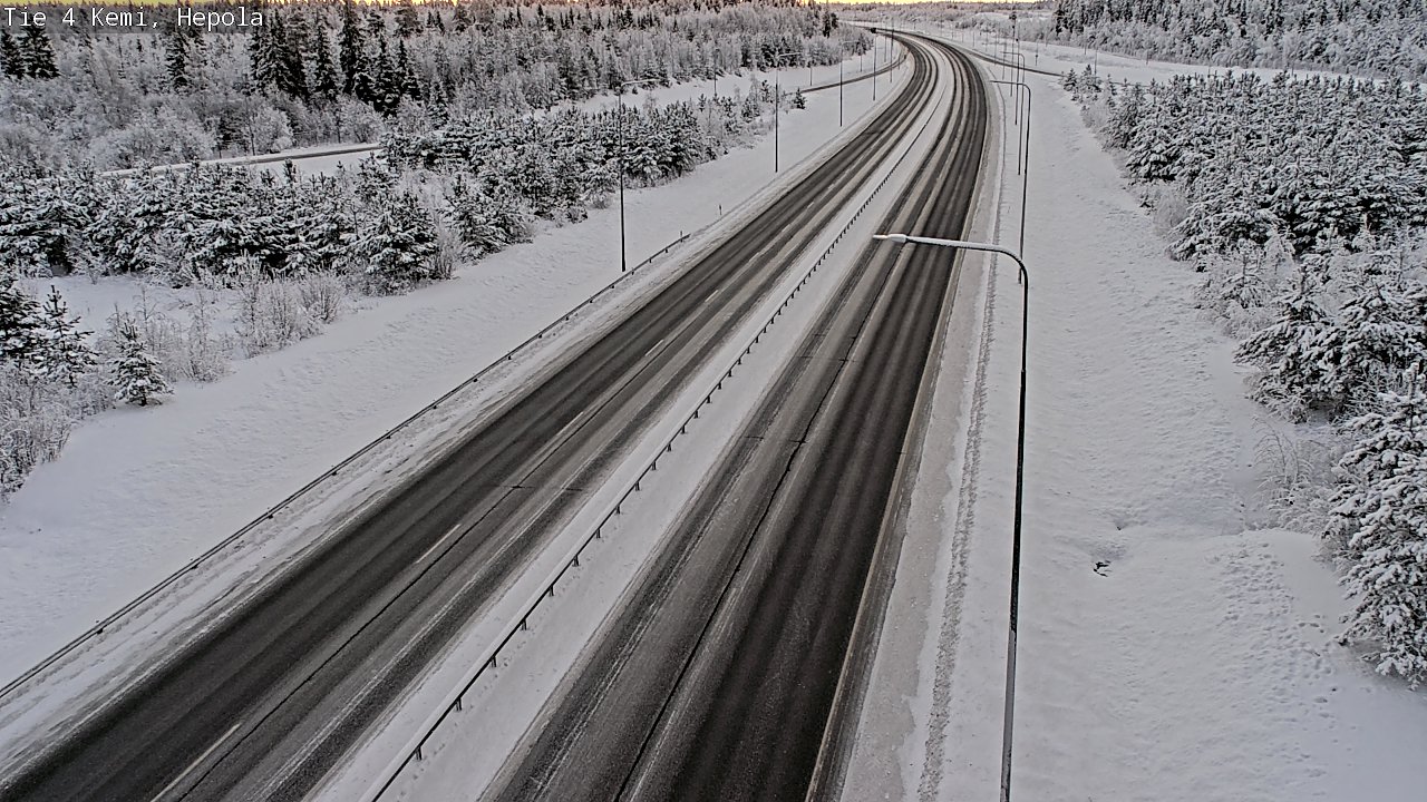 Kelikamerat Kuva Tie 4 Kemi, Hepola, Kemi, Lappi