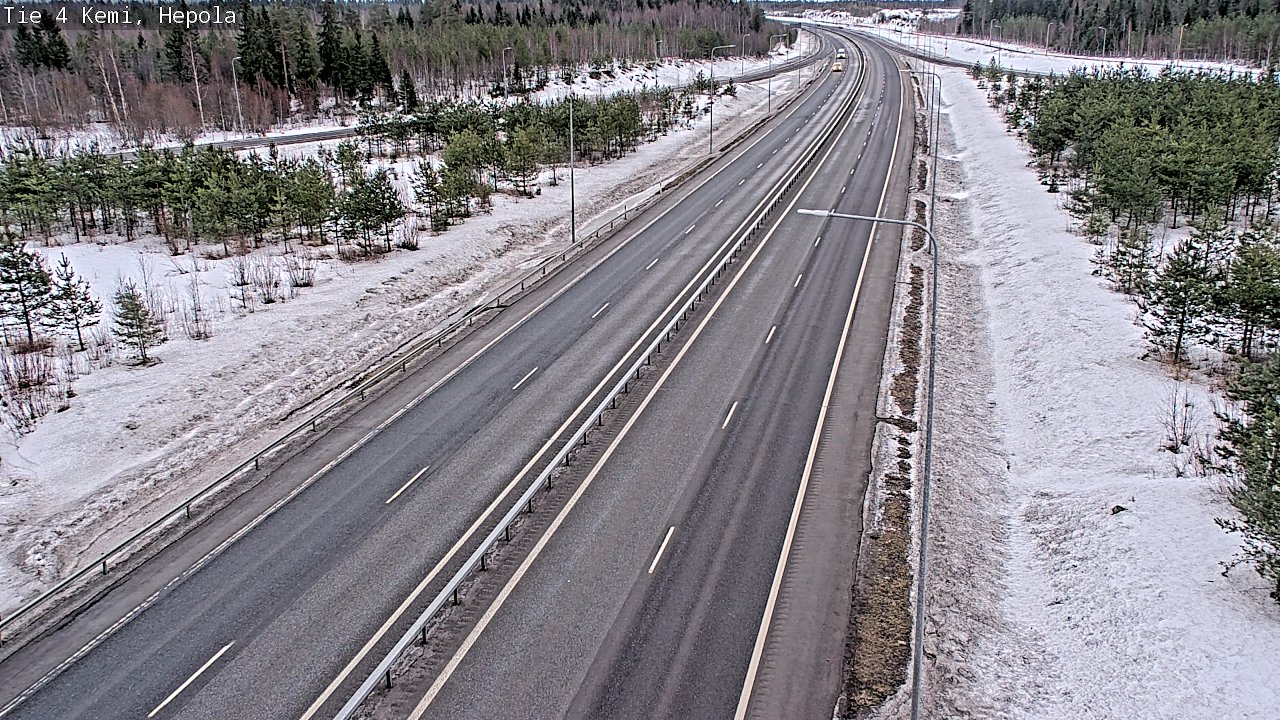 Kelikamerat Kuva Tie 4 Kemi, Hepola, Kemi, Lappi