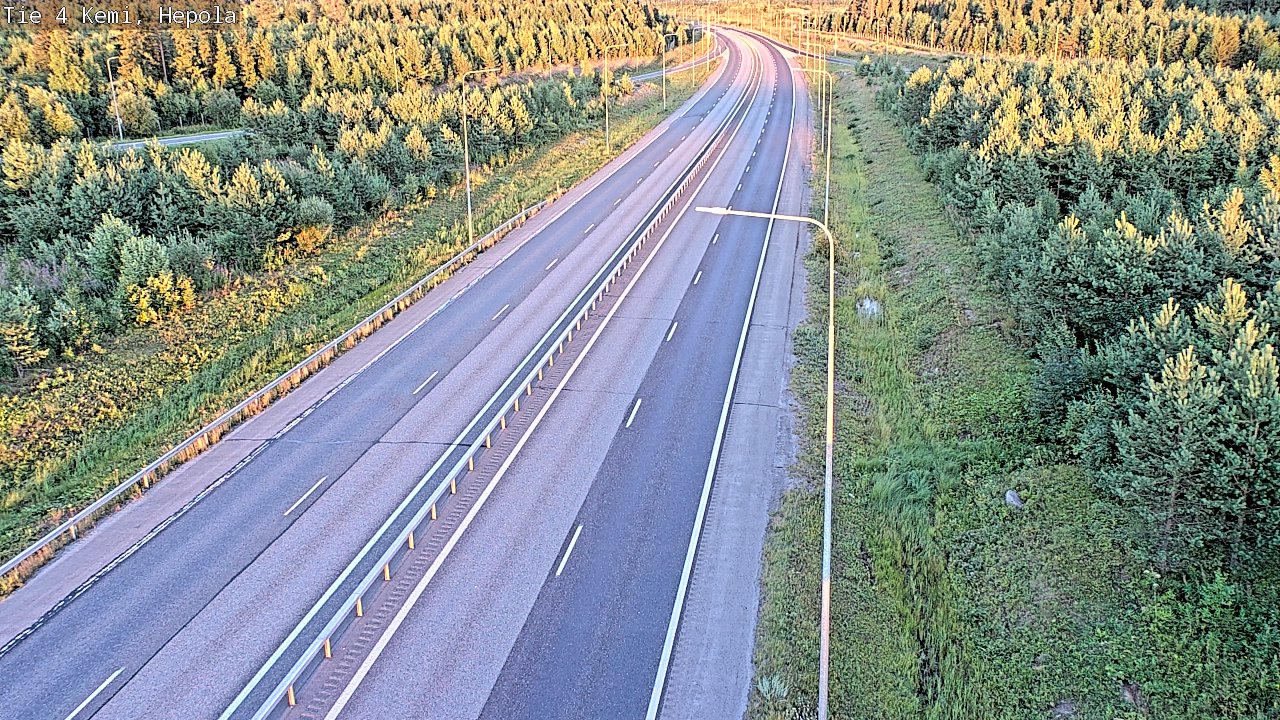 Kelikamerat Kuva Tie 4 Kemi, Hepola, Kemi, Lappi