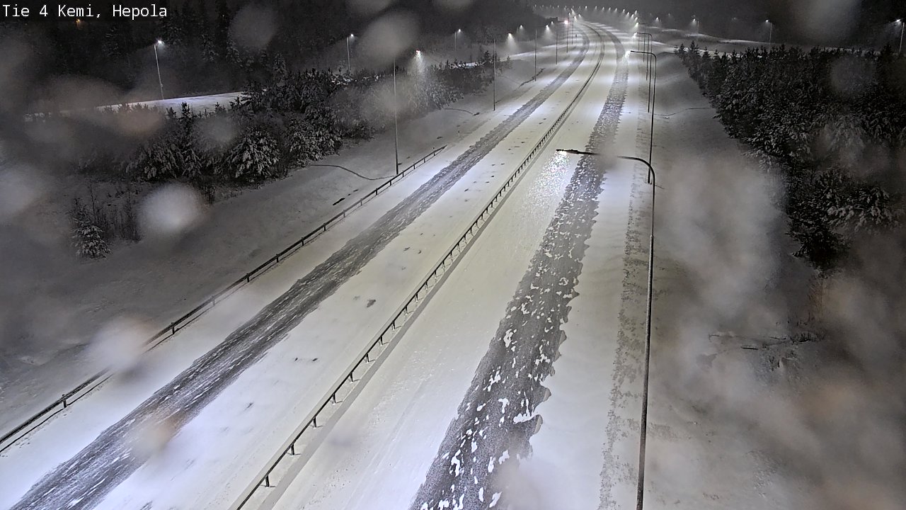 Kelikamerat Kuva Tie 4 Kemi, Hepola, Kemi, Lappi