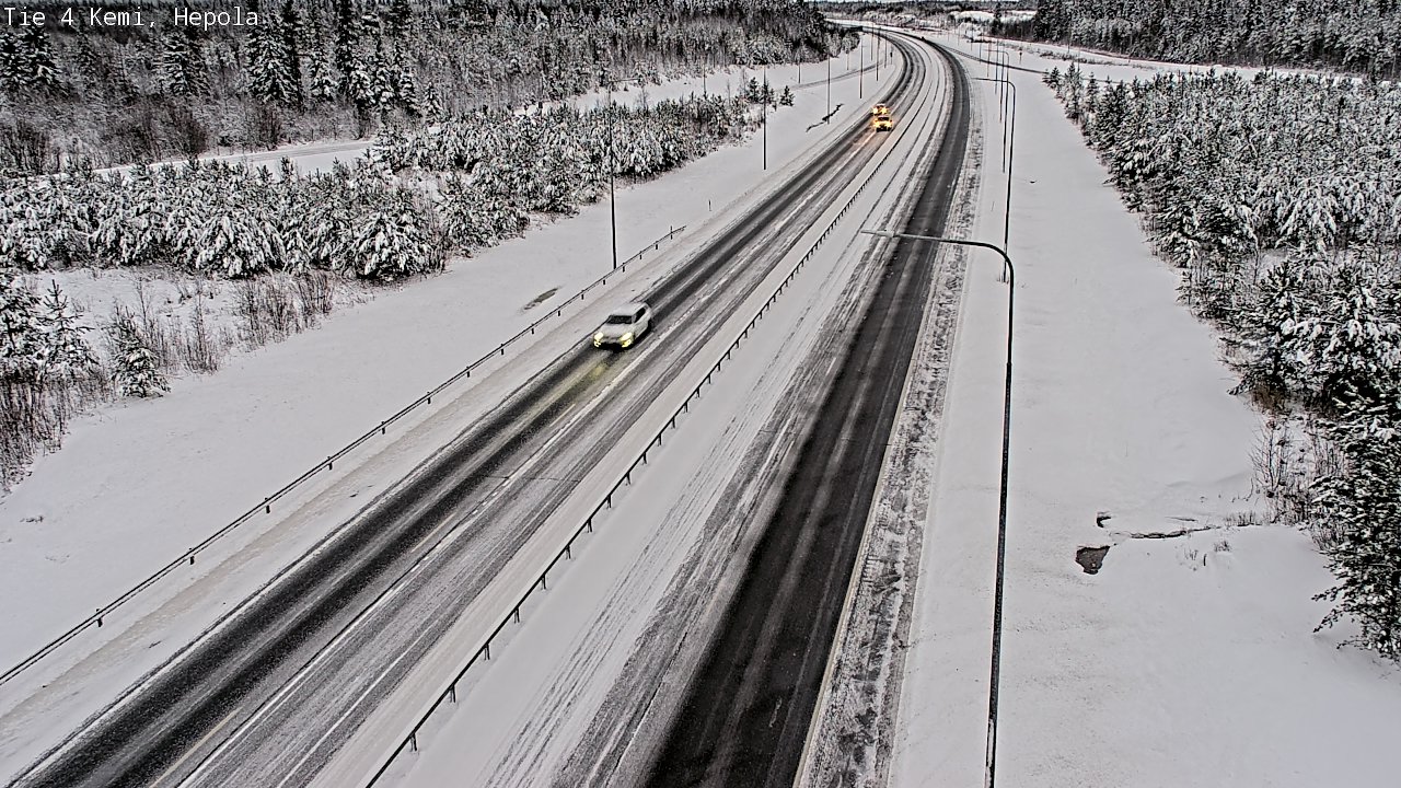 Weather Camera Image Väg 4 Kemi, Hepola, Kemi, Lappi