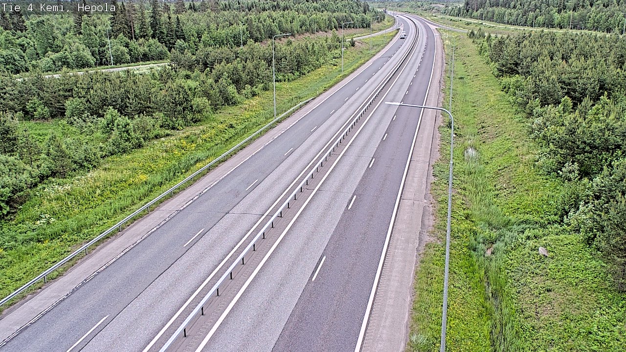 Kelikamerat Kuva Tie 4 Kemi, Hepola, Kemi, Lappi