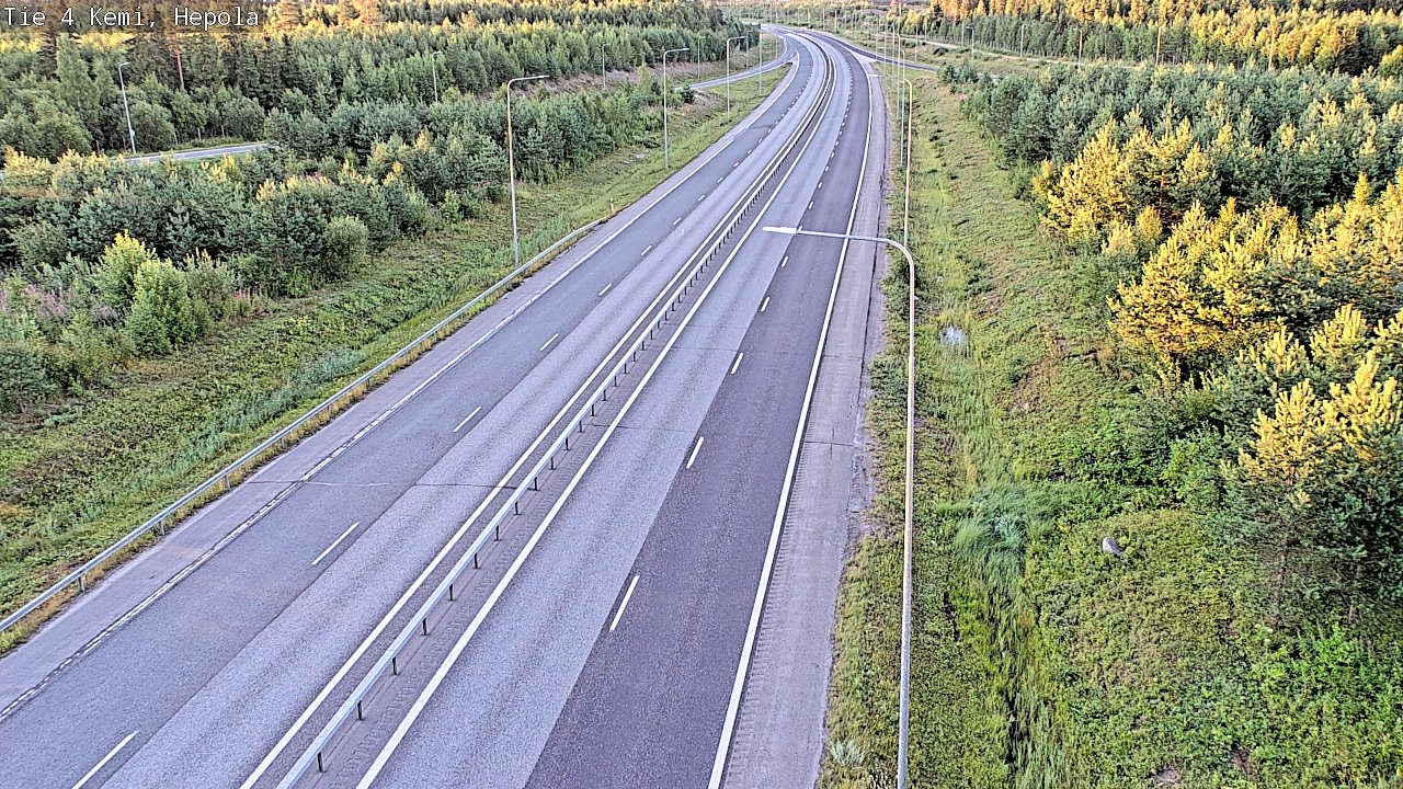Weather Camera Image Road 4 Kemi, Hepola, Kemi, Lappi