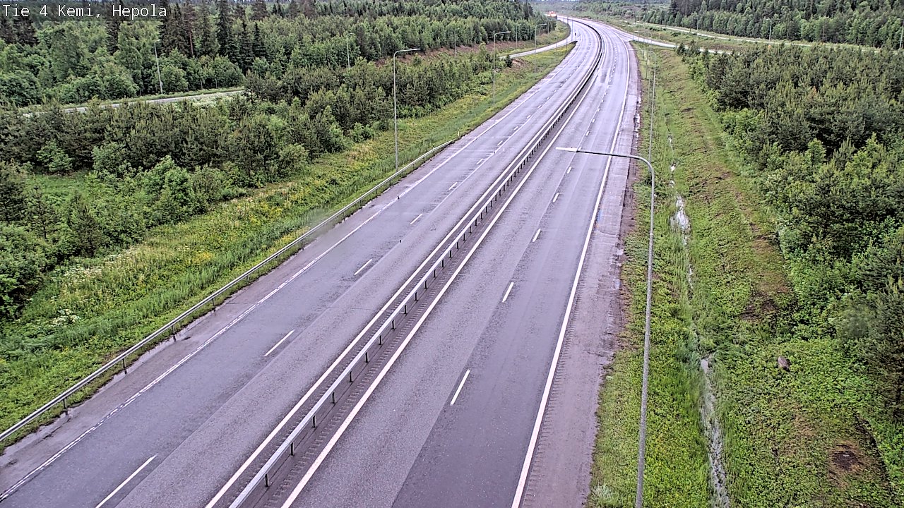 Kelikamerat Kuva Tie 4 Kemi, Hepola, Kemi, Lappi