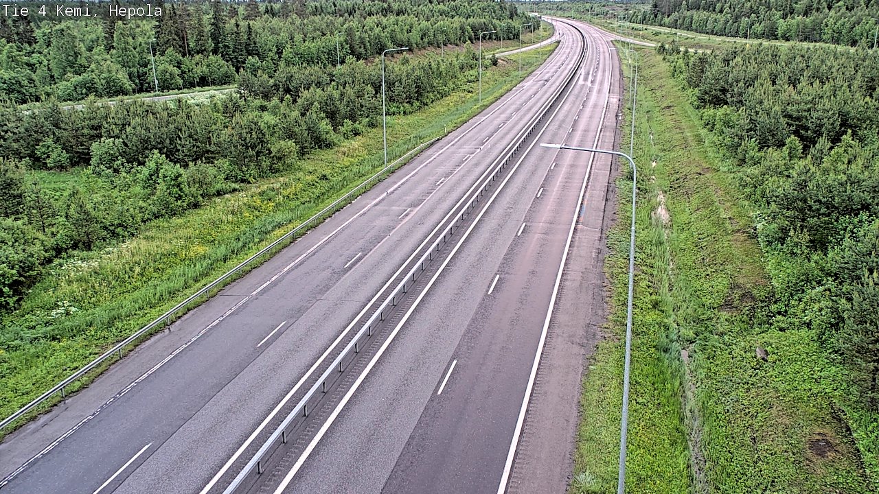 Kelikamerat Kuva Tie 4 Kemi, Hepola, Kemi, Lappi