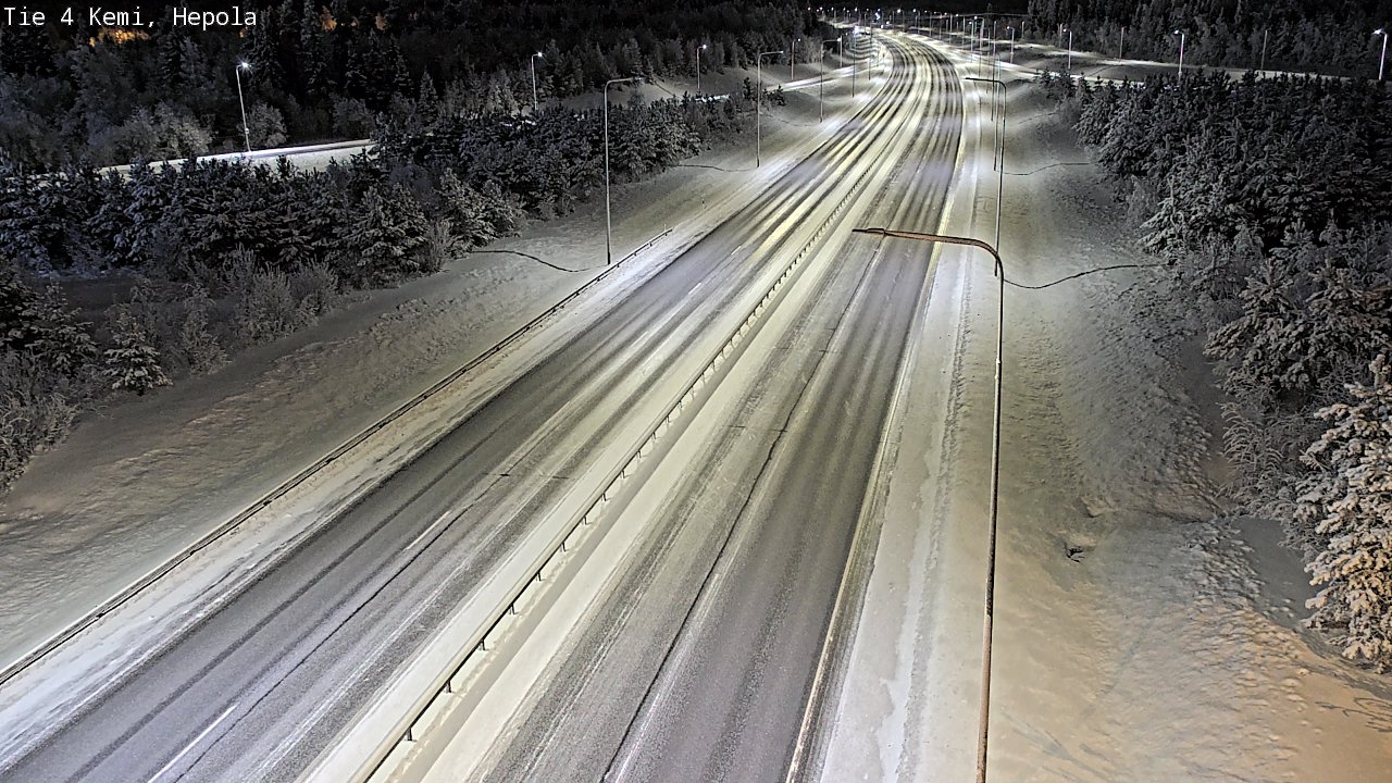Kelikamerat Kuva Tie 4 Kemi, Hepola, Kemi, Lappi