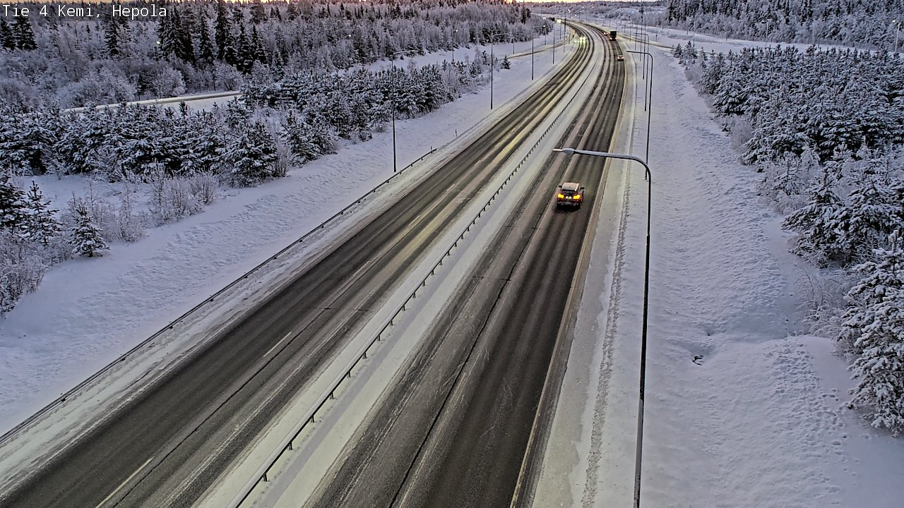 Kelikamerat Kuva Tie 4 Kemi, Hepola, Kemi, Lappi