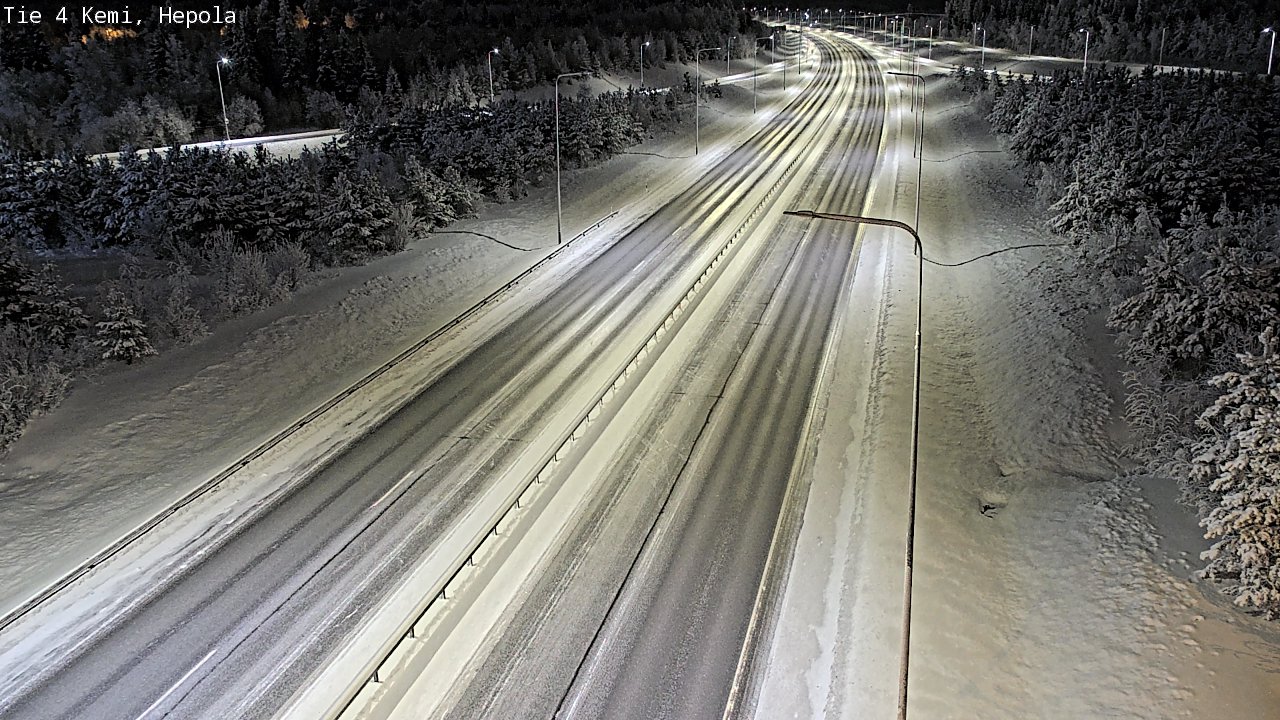 Kelikamerat Kuva Tie 4 Kemi, Hepola, Kemi, Lappi