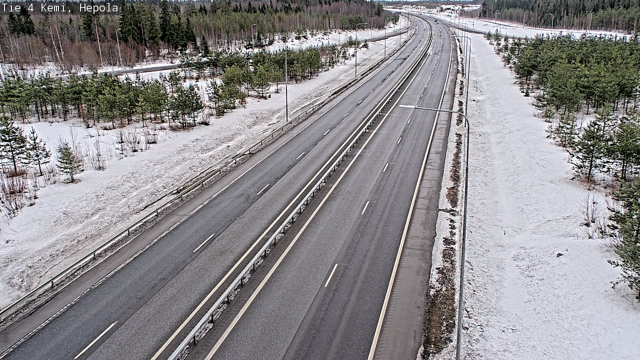 Kelikamerat Kuva Tie 4 Kemi, Hepola, Kemi, Lappi