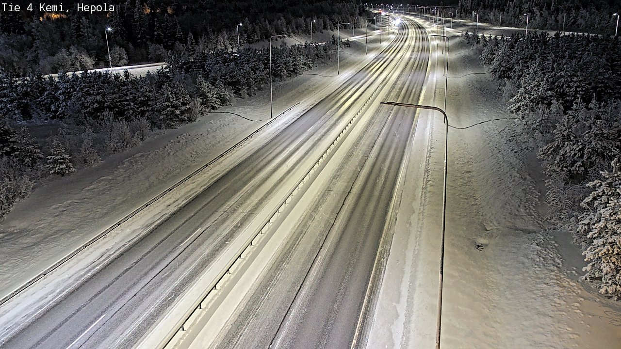 Kelikamerat Kuva Tie 4 Kemi, Hepola, Kemi, Lappi