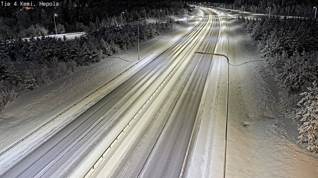 Kelikamerat Kuva Tie 4 Kemi, Hepola, Kemi, Lappi
