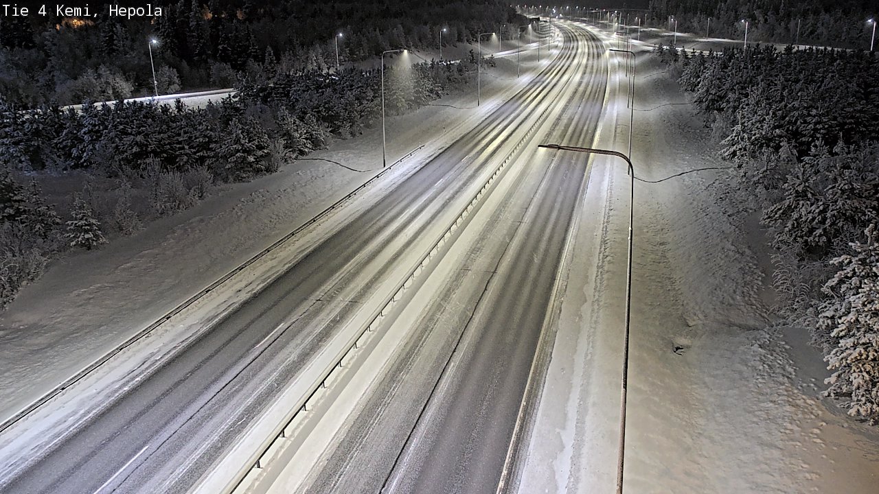 Kelikamerat Kuva Tie 4 Kemi, Hepola, Kemi, Lappi