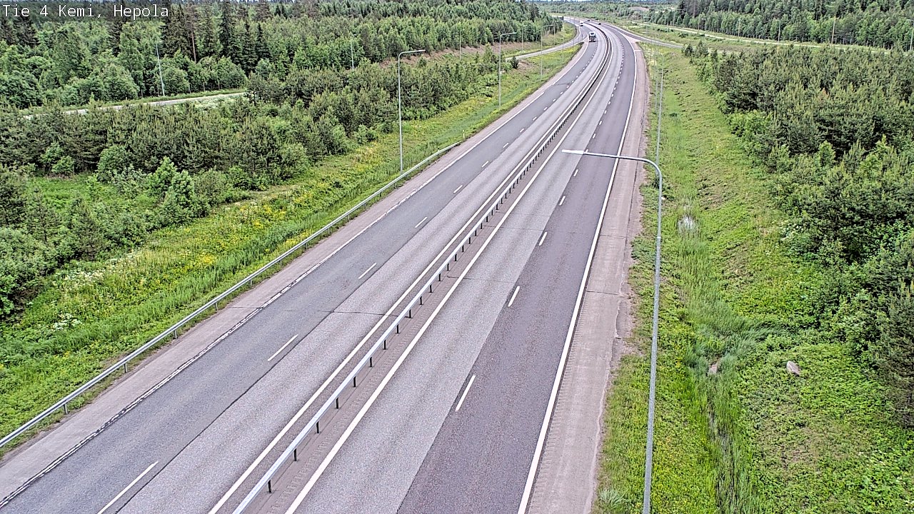 Kelikamerat Kuva Tie 4 Kemi, Hepola, Kemi, Lappi