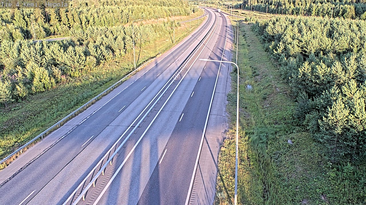 Kelikamerat Kuva Tie 4 Kemi, Hepola, Kemi, Lappi