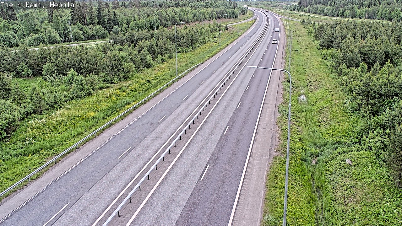 Kelikamerat Kuva Tie 4 Kemi, Hepola, Kemi, Lappi