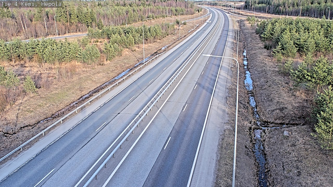 Kelikamerat Kuva Tie 4 Kemi, Hepola, Kemi, Lappi
