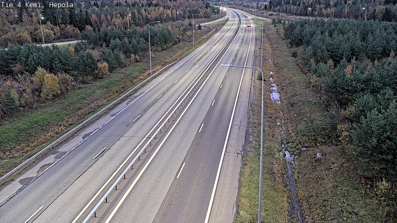 Kelikamerat Kuva Tie 4 Kemi, Hepola, Kemi, Lappi