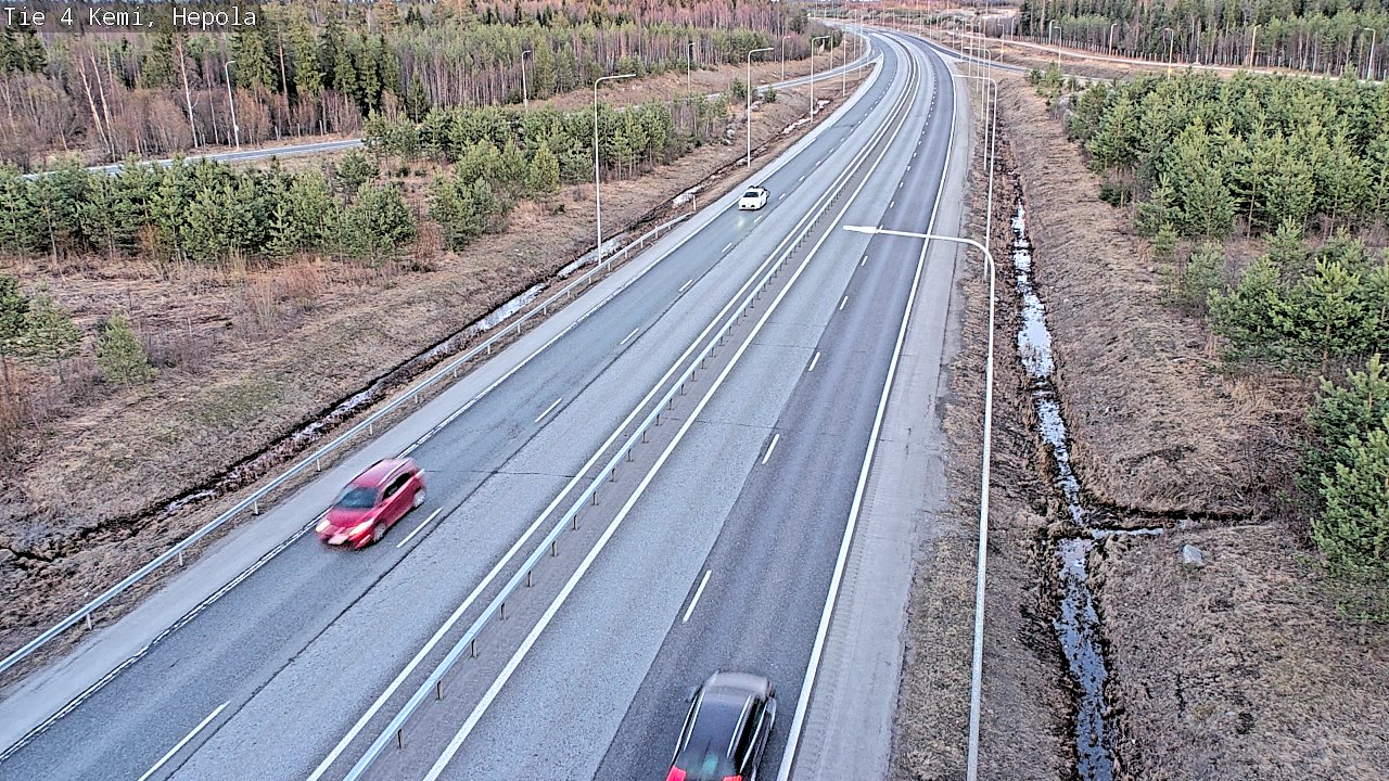 Weather Camera Image Väg 4 Kemi, Hepola, Kemi, Lappi