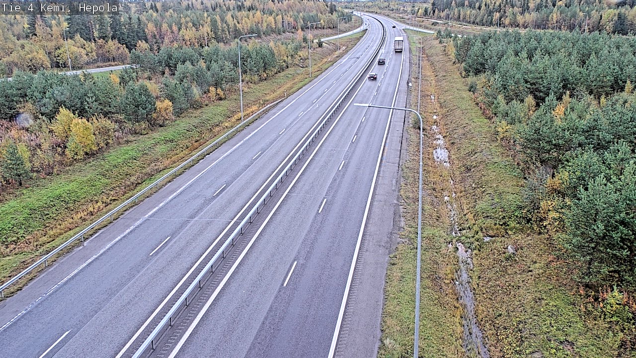 Kelikamerat Kuva Tie 4 Kemi, Hepola, Kemi, Lappi