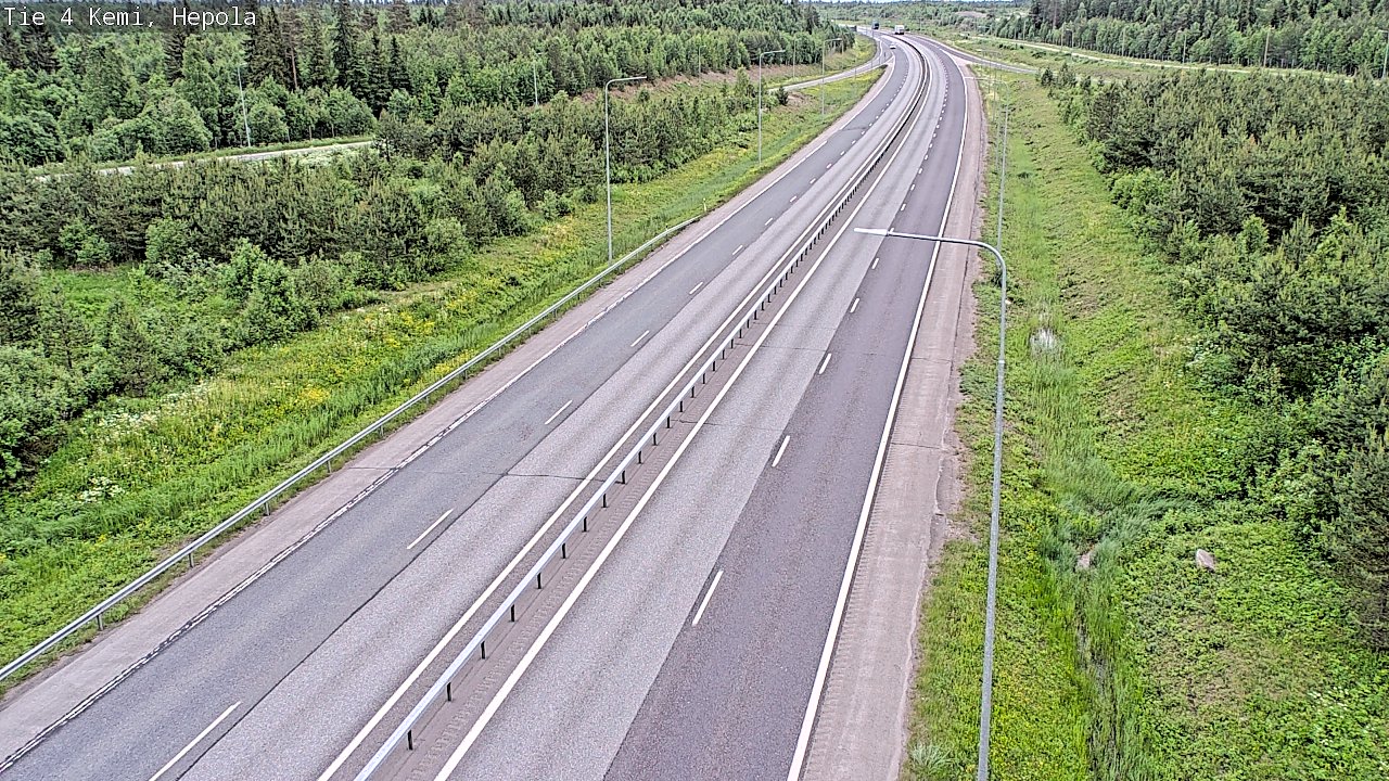 Kelikamerat Kuva Tie 4 Kemi, Hepola, Kemi, Lappi