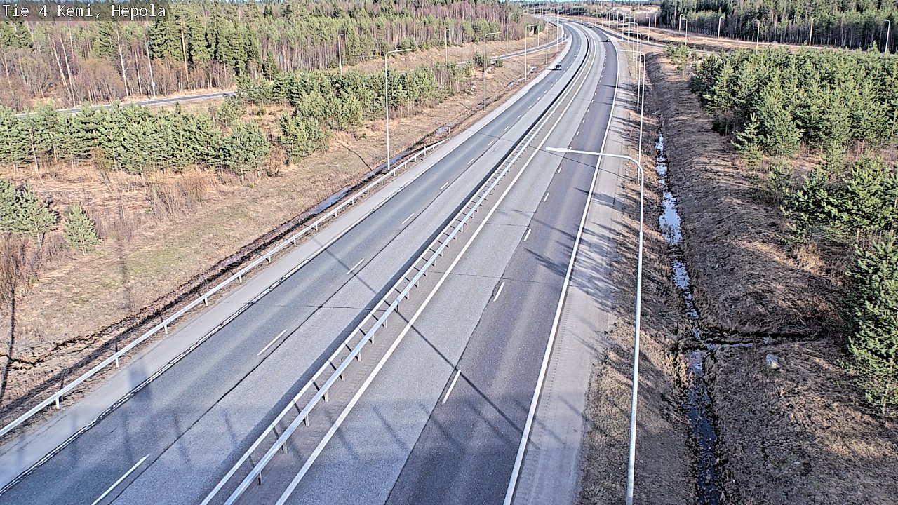 Kelikamerat Kuva Tie 4 Kemi, Hepola, Kemi, Lappi