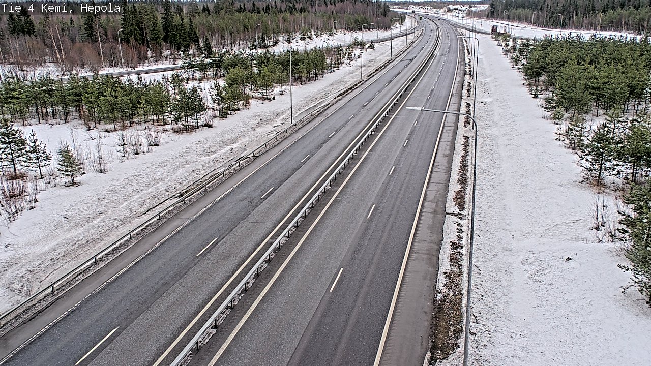Kelikamerat Kuva Tie 4 Kemi, Hepola, Kemi, Lappi