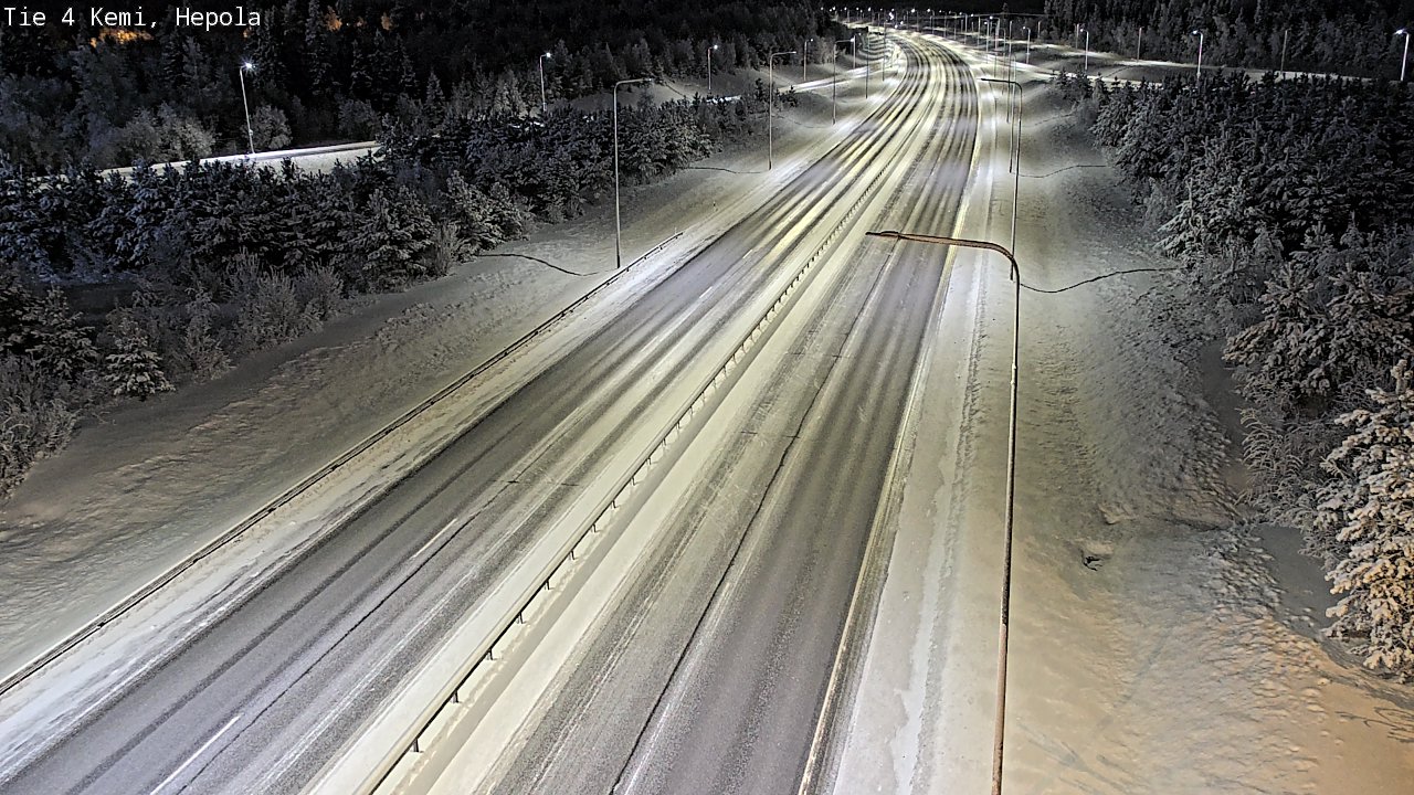 Kelikamerat Kuva Tie 4 Kemi, Hepola, Kemi, Lappi