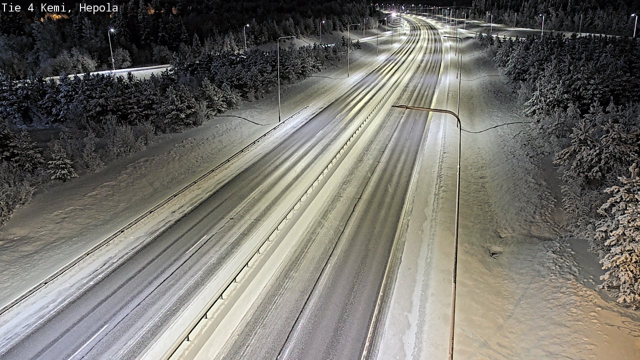 Kelikamerat Kuva Tie 4 Kemi, Hepola, Kemi, Lappi