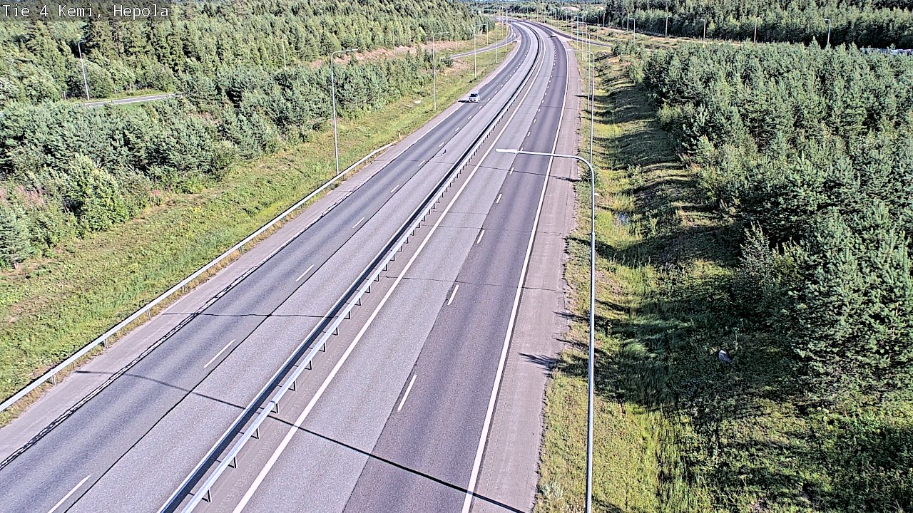 Kelikamerat Kuva Tie 4 Kemi, Hepola, Kemi, Lappi