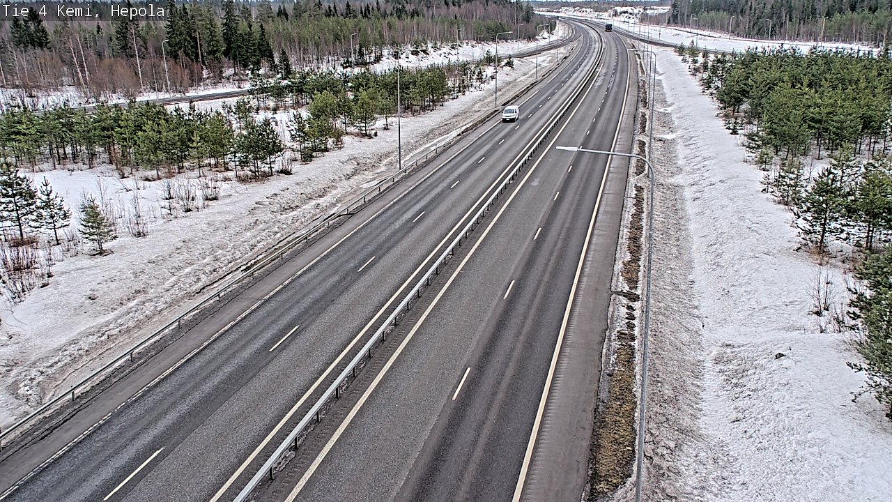 Weather Camera Image Road 4 Kemi, Hepola, Kemi, Lappi