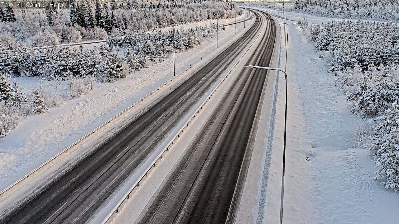 Weather Camera Image Road 4 Kemi, Hepola, Kemi, Lappi