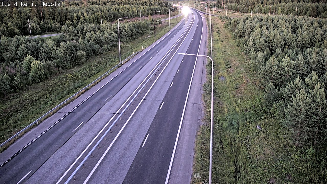 Kelikamerat Kuva Tie 4 Kemi, Hepola, Kemi, Lappi