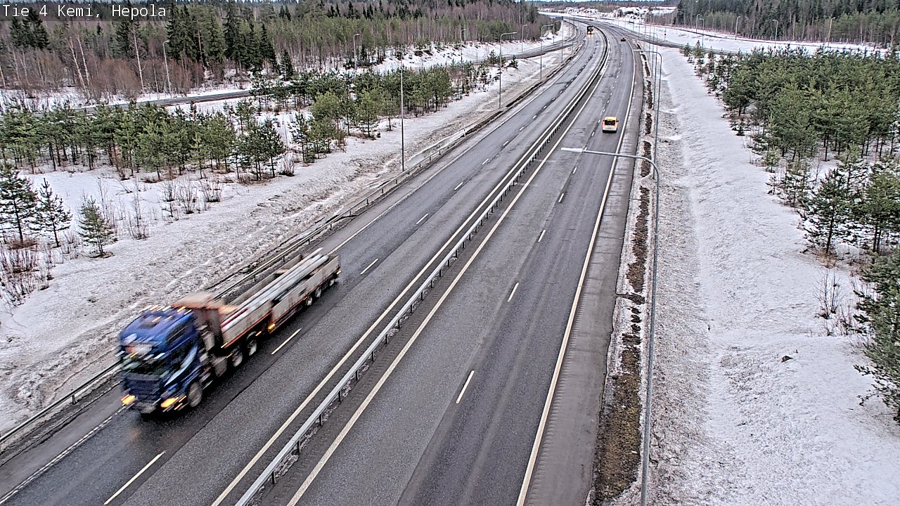 Kelikamerat Kuva Tie 4 Kemi, Hepola, Kemi, Lappi